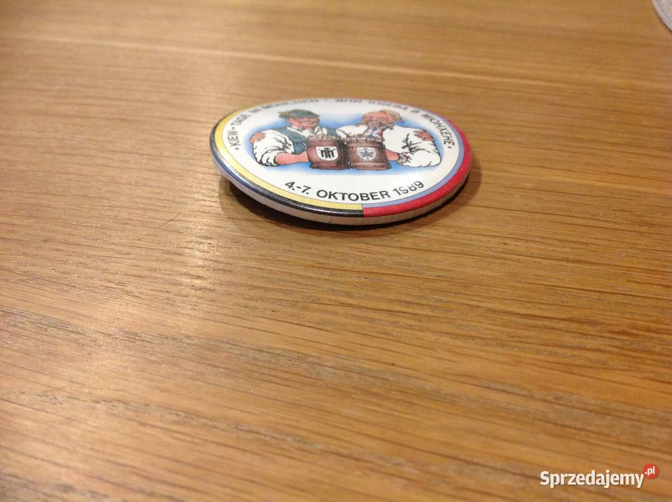 Przypinka Vintage Znaczek Okolicznościowy do Nowa Sól sprzedam