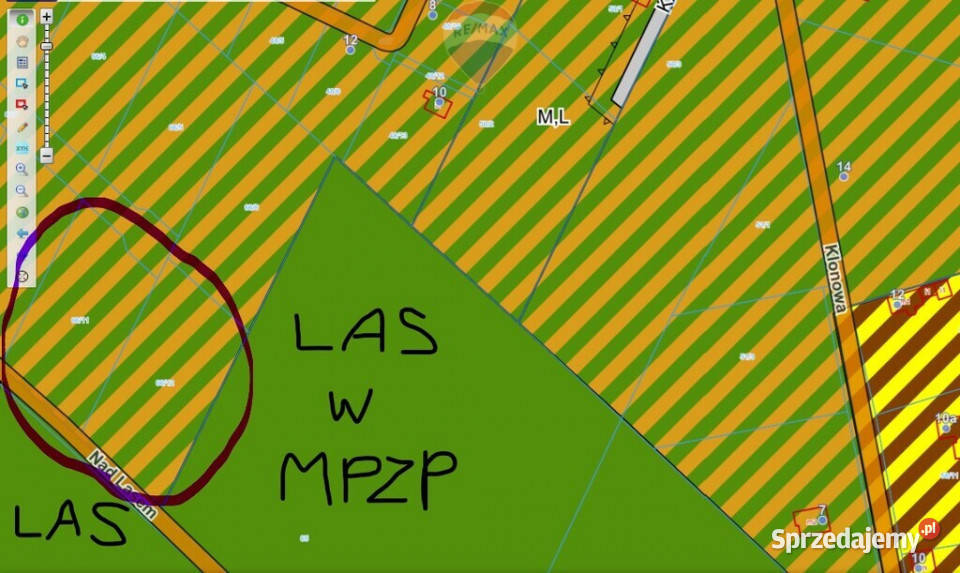 Działki prawdziwym lesie pod duży dom utwardzona Siestrzeń sprzedam