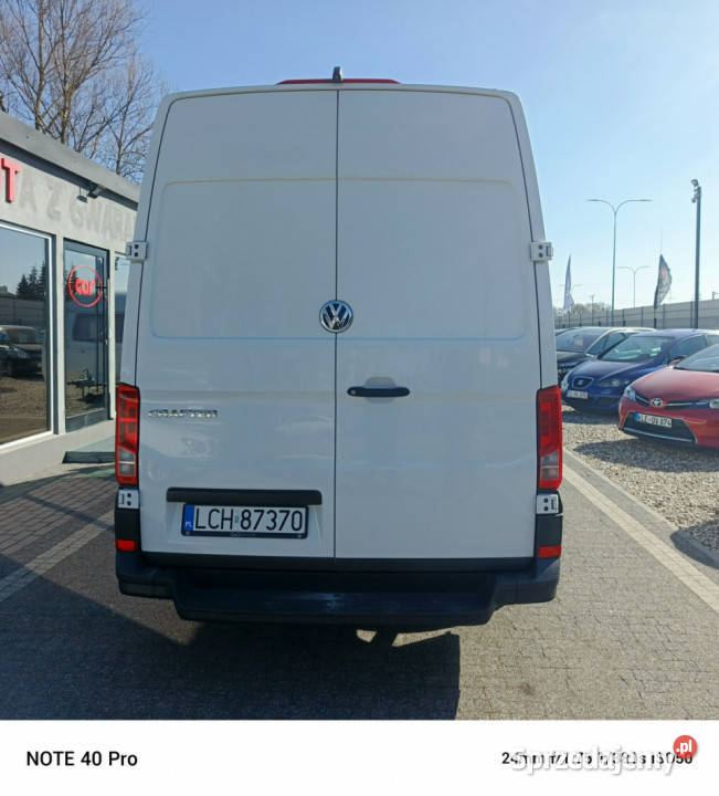 Volkswagen Crafter 9osobowy webasto sliczny kamera cofania Chełm