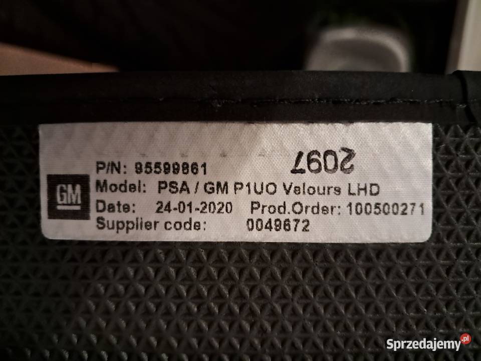 Dywaniki komplet welurowe do Opla Grandland X Kraków