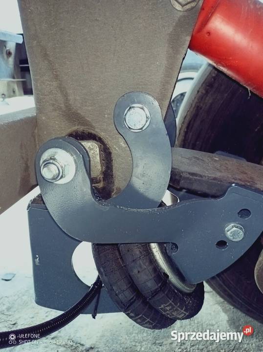 Naczepa schmitz mechanizm podnoszenia osi