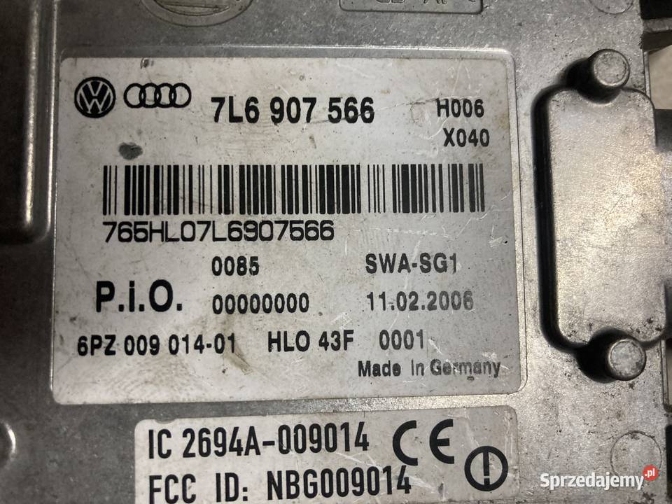 STEROWNIK ASYSTENT 7L6907566A 7L6907568 Rakoniewice