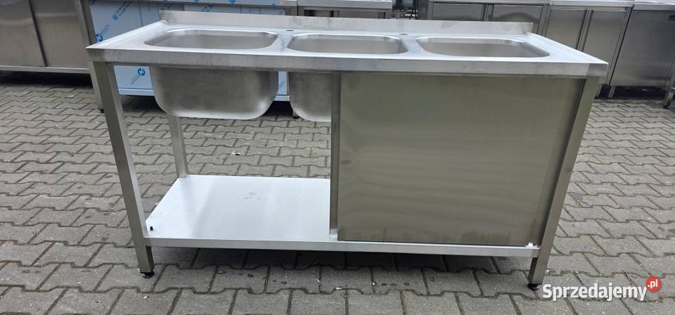 Zlew 3 Komorowy Drzwi Suwane 1506085 M1300 N Nowe Skalmierzyce