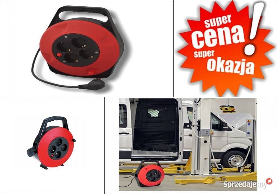 Przedłużacz 10m na bębnie Szczecin