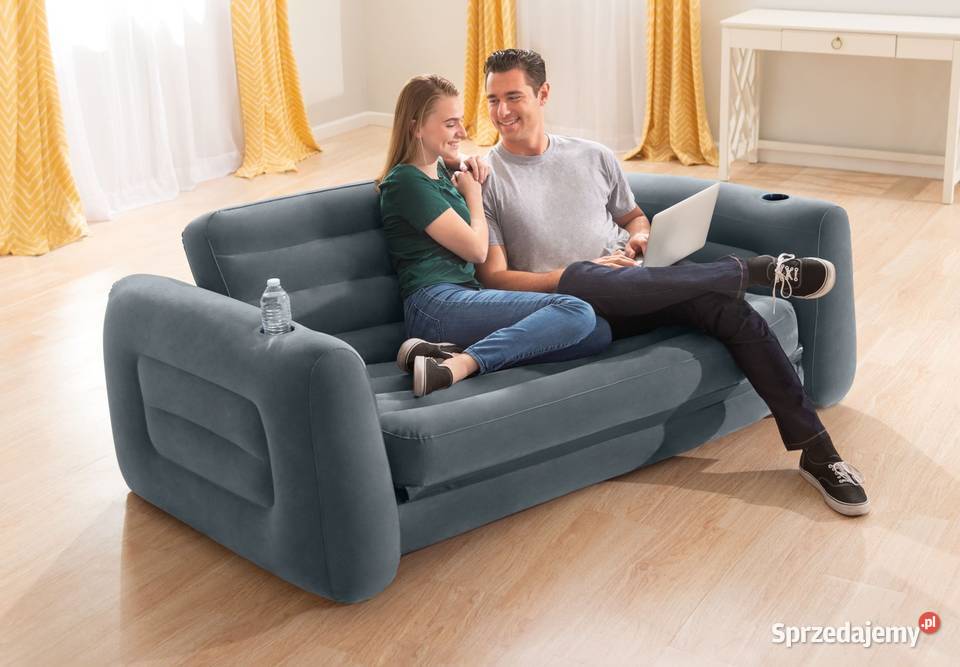 Materac Dmuchany Sofa 2w1 funkcja spania INTEX Bydgoszcz