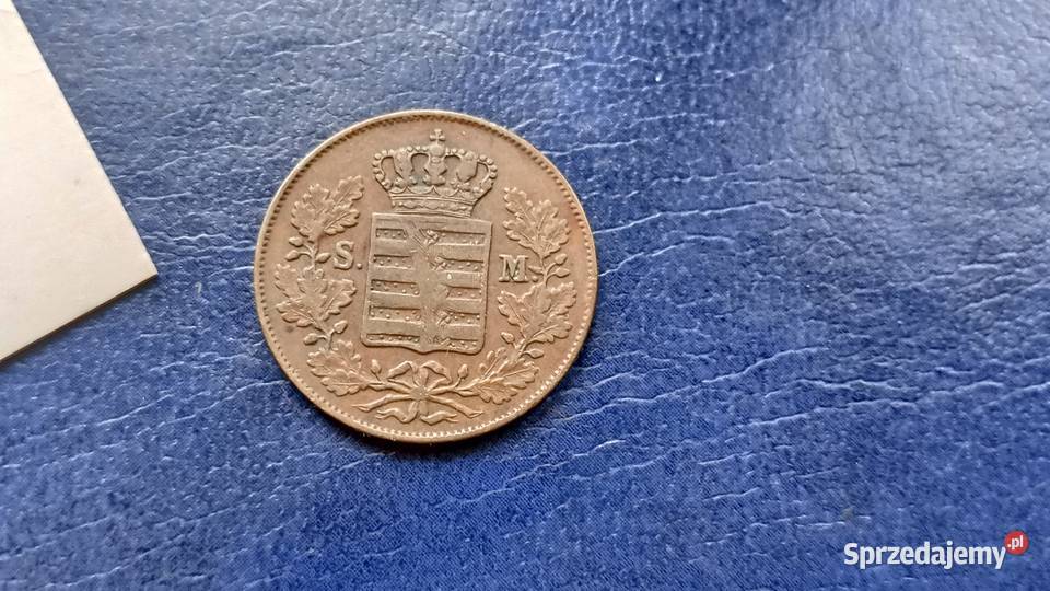 Stare monety 1 krajcar 1842 Niemcy Saksonia Lesko sprzedam