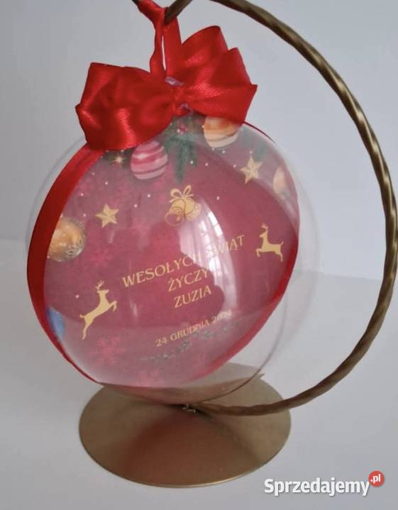 Bombka ze zdjeciem na stojaku Wilkowice