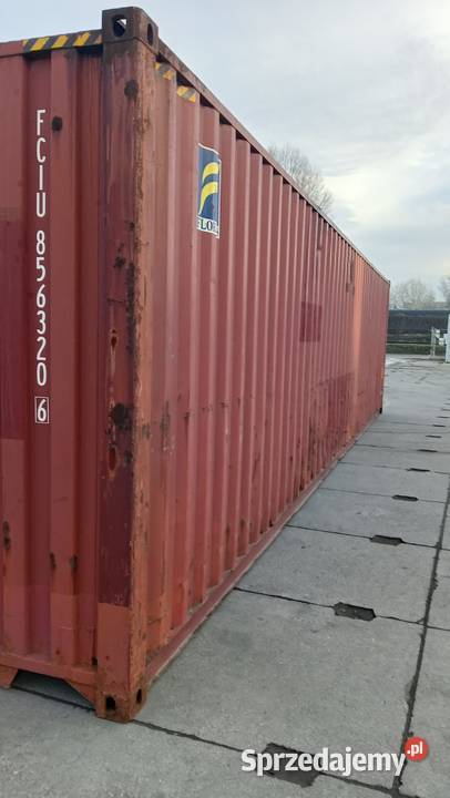 Kontener morski używany 40 HC 12 metrowy Pewny Toruń sprzedam