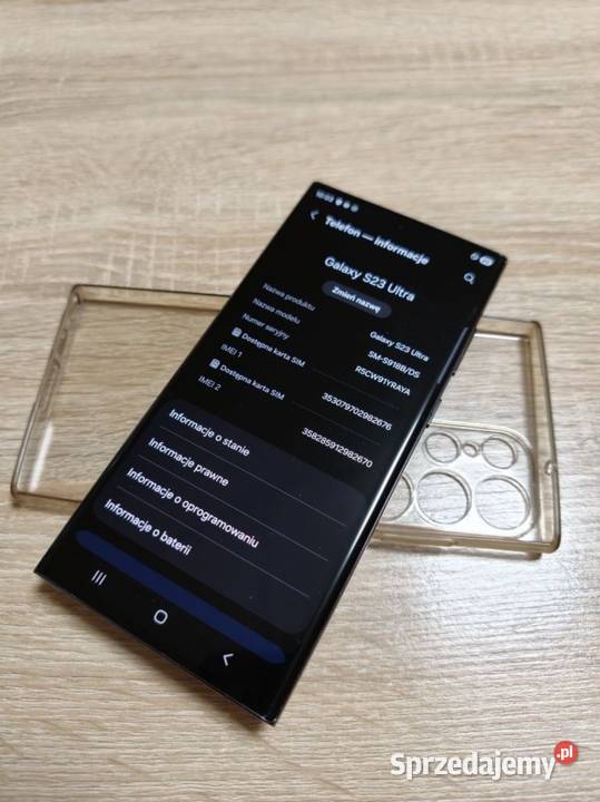 Samsung Galaxy S23 Ultra 512GB Czarny Stan Gorlice sprzedam