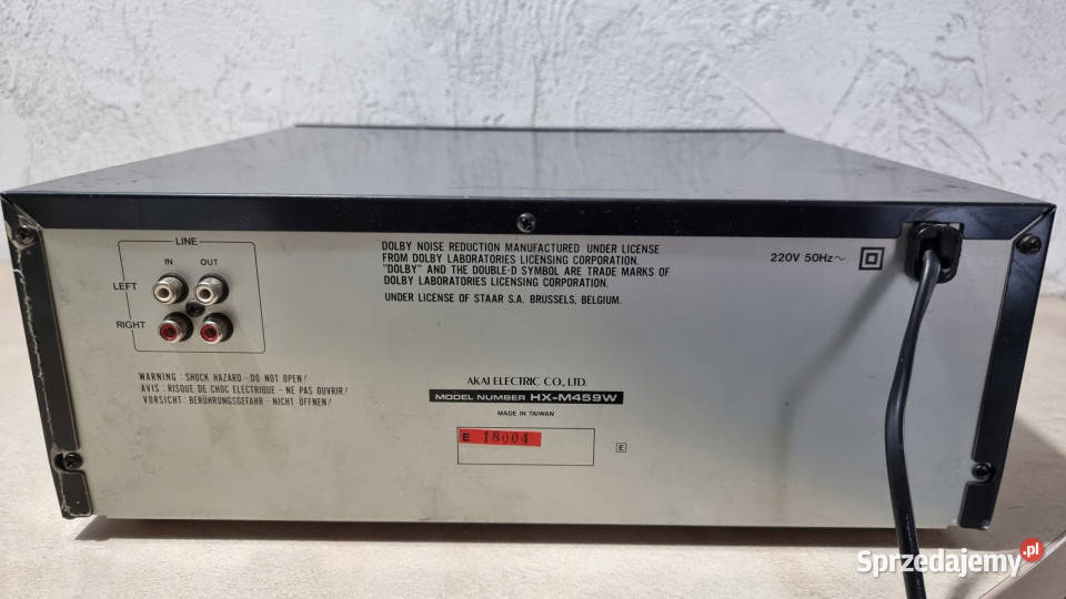 Magnetofon catette deck Akai HX M459W Międzychód