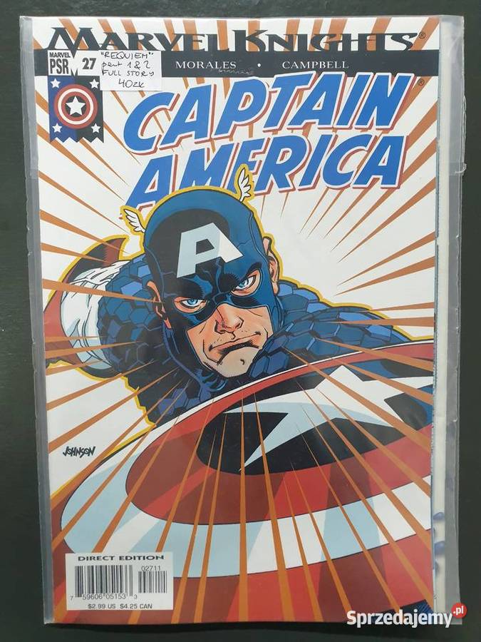 Marvel Knights Captain America Requiem 2 komiksy