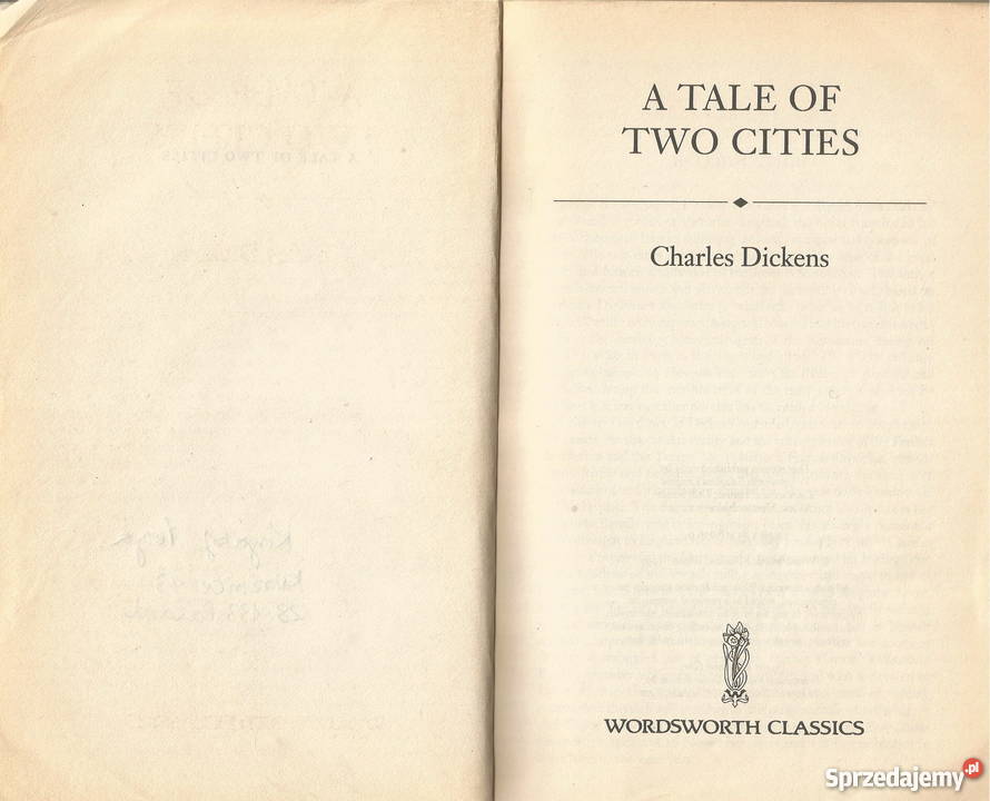 A Tale of Two Cities Charles Dickens Wordsworth