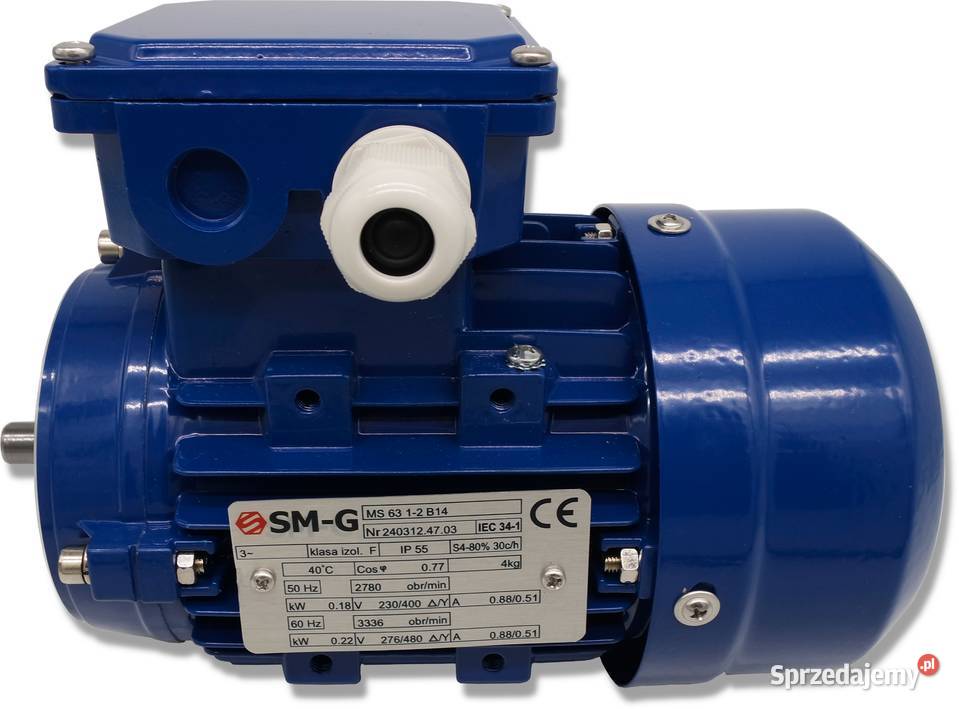 SILNIK ELEKTRYCZNY 018kW 230400V 2780Obr 3FAZOWY kujawsko-pomorskie Solec Kujawski