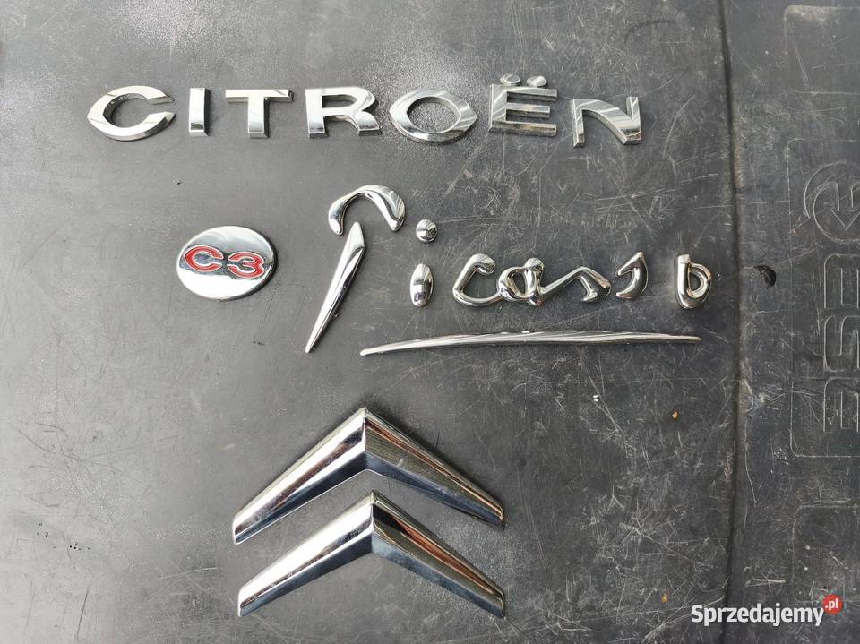 Citroen Logo emblemat znaczek Napis Citroen Akcesoria samochodowe Dębica