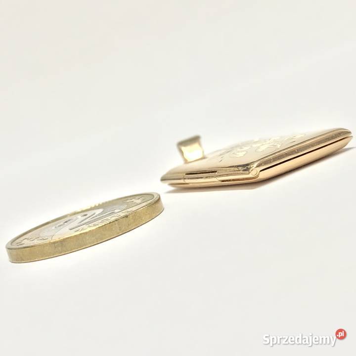 Złoty WISIOREK zawieszka 14K SEKRETNIK na Warszawa sprzedam