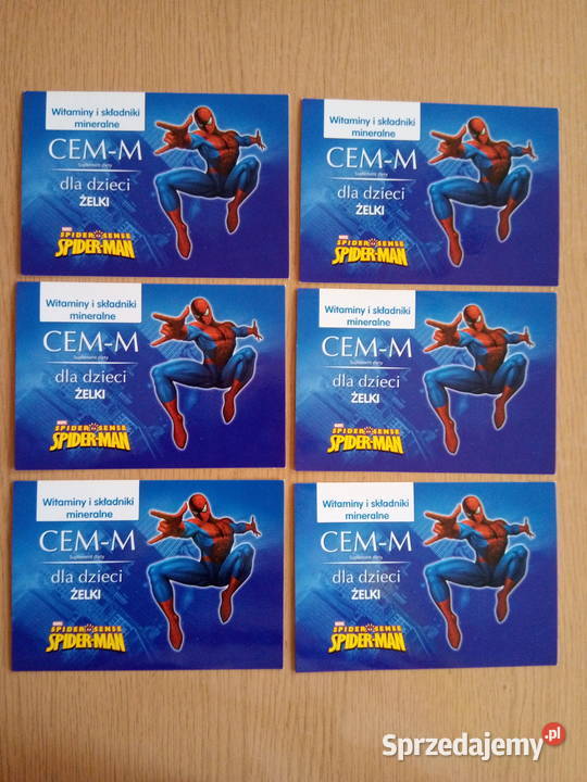 Pocztówki Spiderman 6 sztuk dzieci Dąbrowa Górnicza