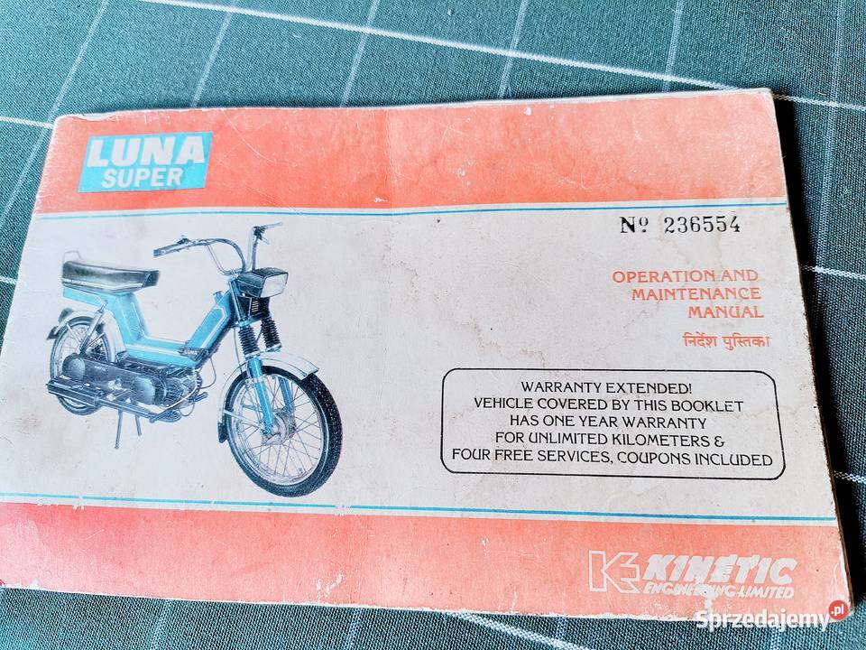 Berini kinetic Indyjska motorynka Okazja 50cm3 Pozostałe