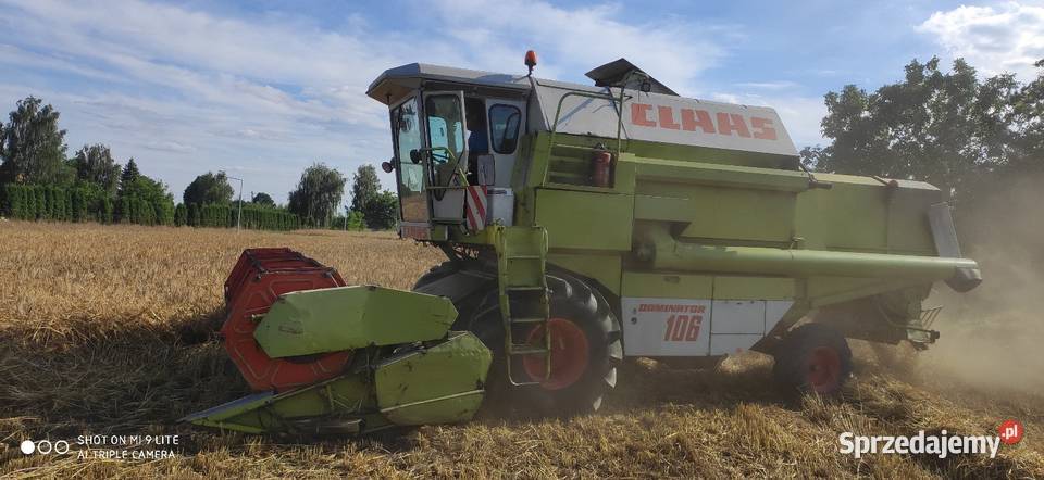 Claas Dominator 106 Hydrostat rolnika 2 hedery Ludwin sprzedam