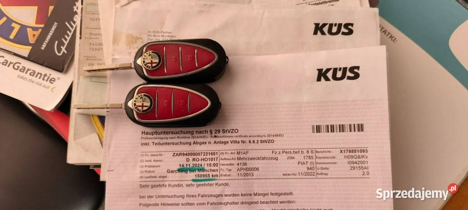 Alfa Romeo Giulietta kurtyny powietrzne Giulietta Szczecin