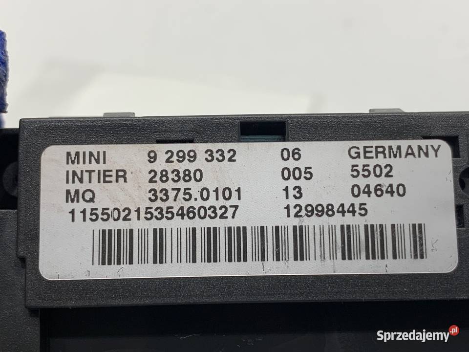 STACYJKA MINI COUNTRYMAN R60 9299332 16 190 1016