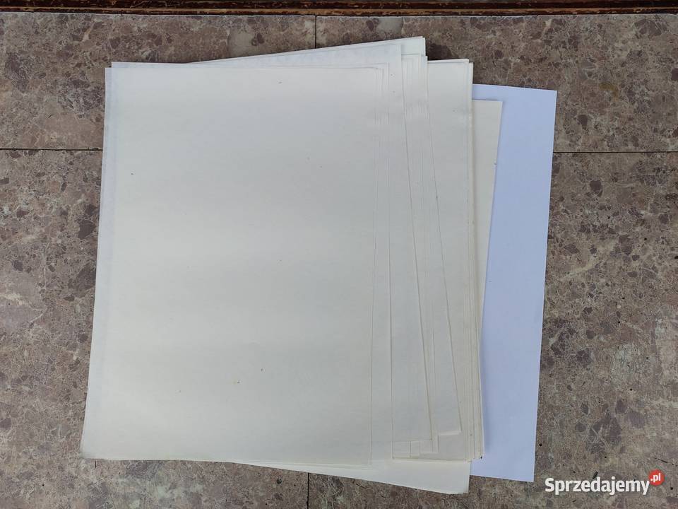 Stare pożółkłe kartki papieru cienkie A4 ponad pomorskie Tczew sprzedam
