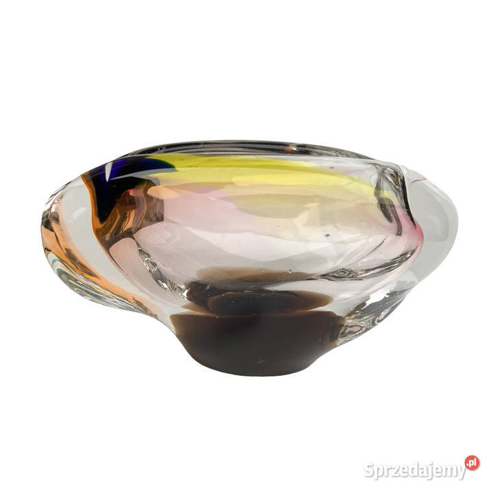 Popielniczka szklana proj Jozef Rozinek mazowieckie