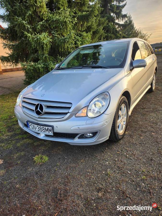 Mercedes R 30 CDI 224 Zadbany 1wł Salon lakier metallic wielkopolskie Ostrów Wielkopolski