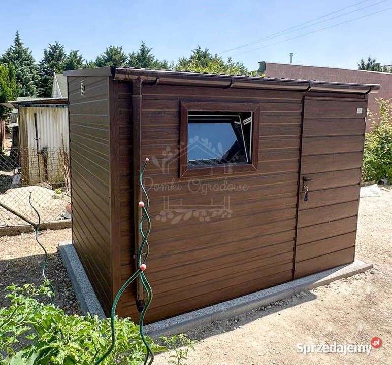 Schowek domek ogrodowy 3x2m drewnopodobny ID1051