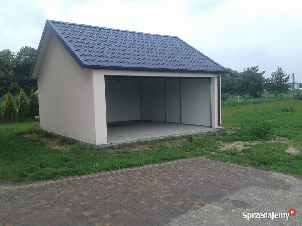 Garaż tynkowany na raty Kaczyce