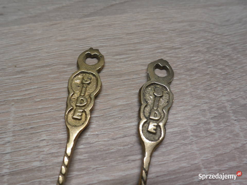 Łyżeczki mosiężne 2 Raszków