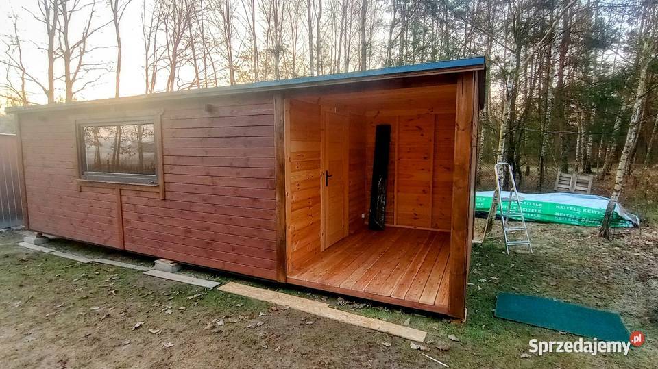 Domek drewniany mobilny całoroczny ocieplenie Radom