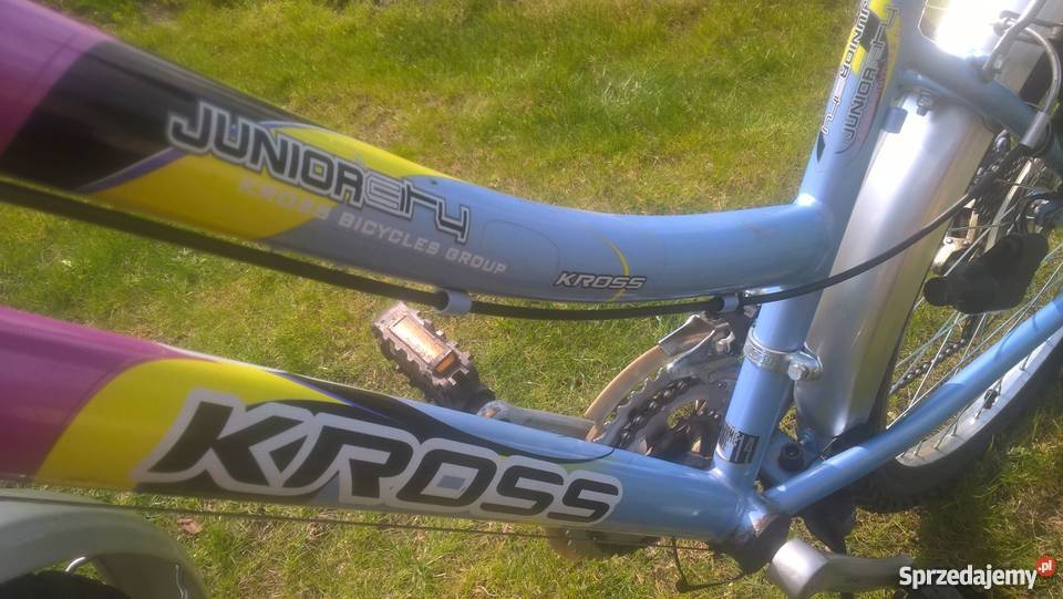 Rower Kross Junior City rama 14 błękitnoróżowy Konin