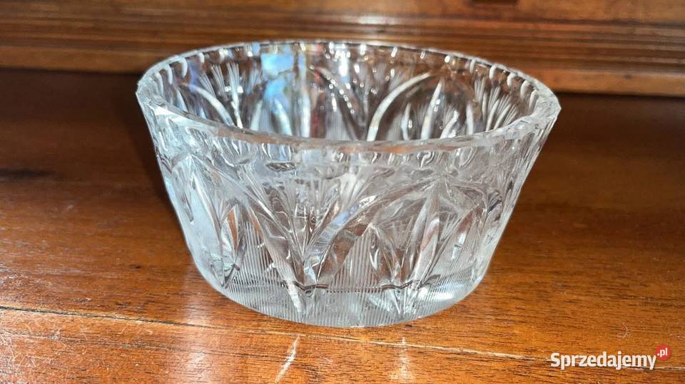 Kryształowa miseczka do deserów słodyczy dipów Gdańsk
