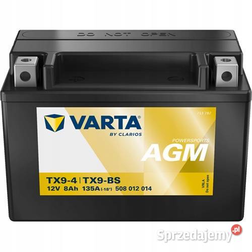 Akumulator Varta TX9BS 12V 8Ah 135A dolnośląskie Jelcz-Laskowice