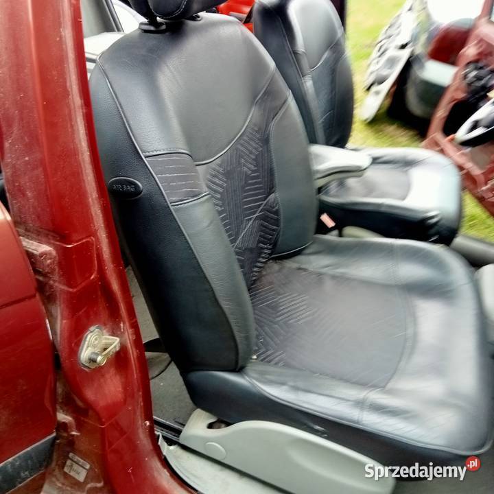 Renault Scenic komplet foteli pół skóra osobowe Części samochodowe Leszno sprzedam