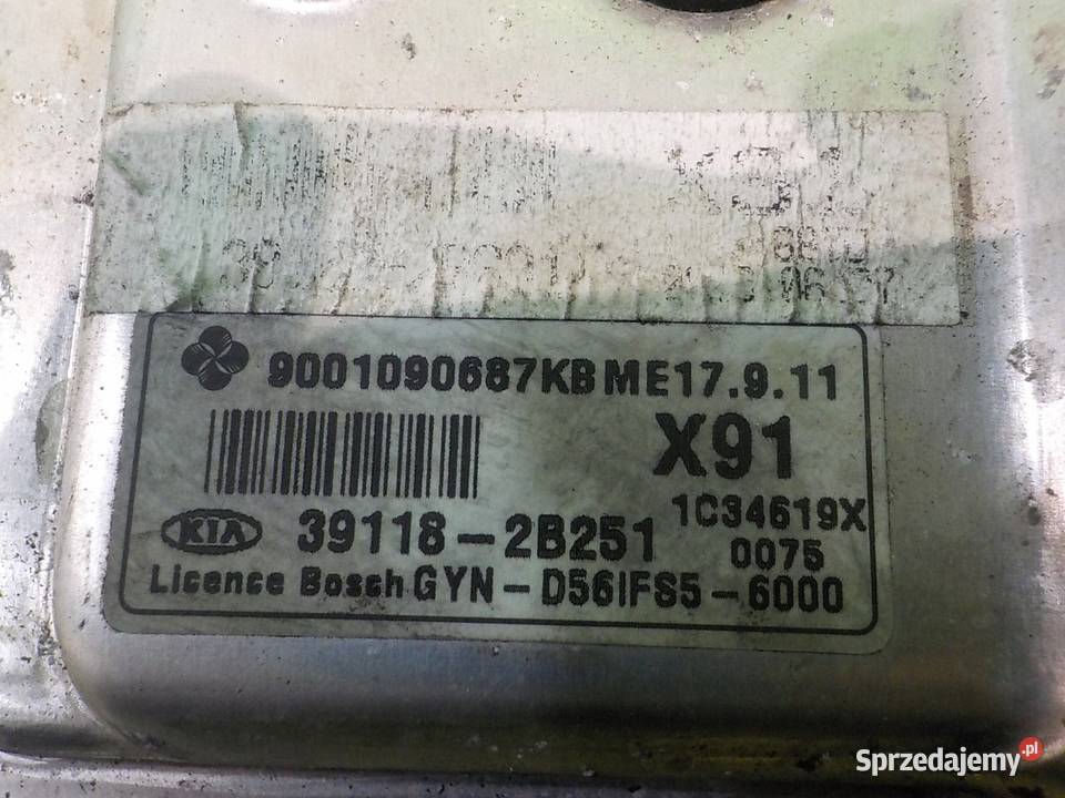 KIA VENGA 16 B 13r HB 3D sterownik komputer mazowieckie Suków