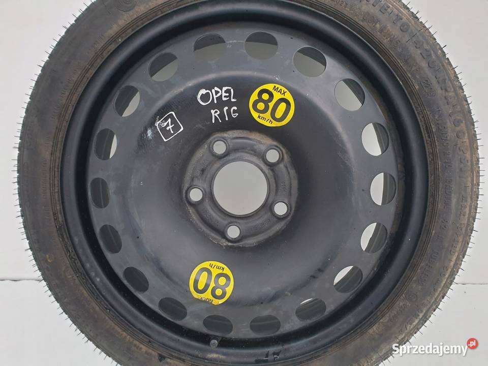 DOJAZDOWE KOŁO ZAPASOWE Opel Vectra C Astra H lubelskie