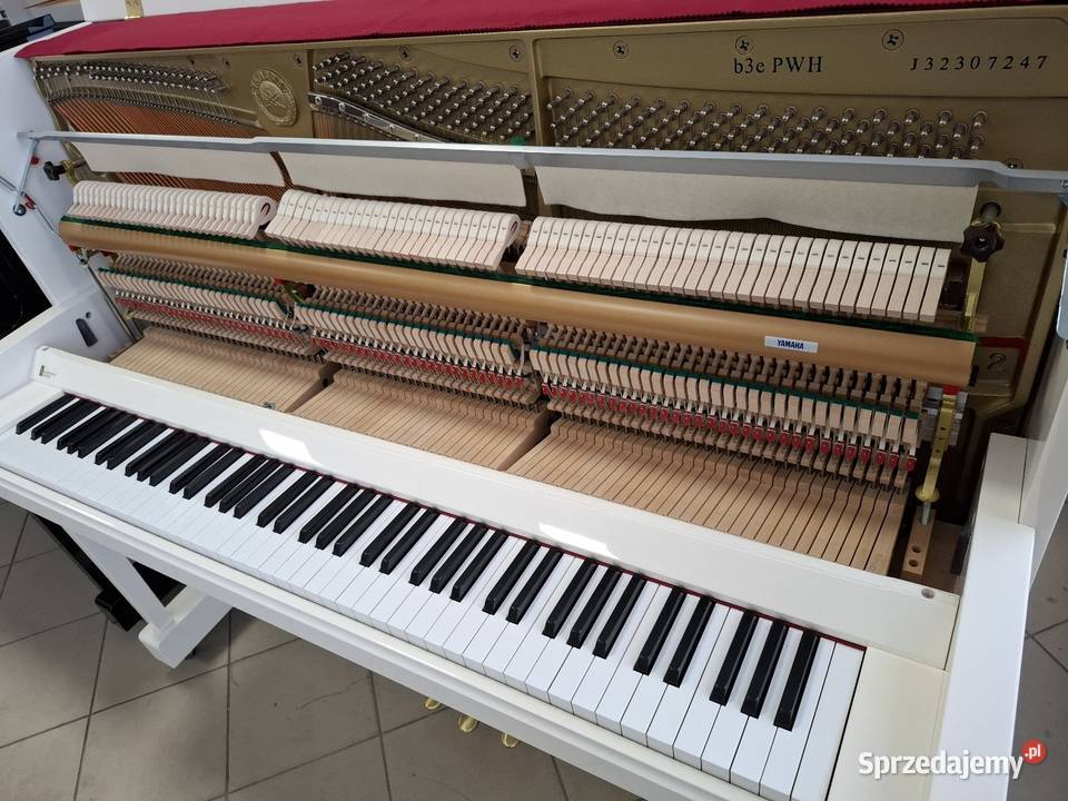Pianino Yamaha B3 E PWH stan fabryczny Brzesko