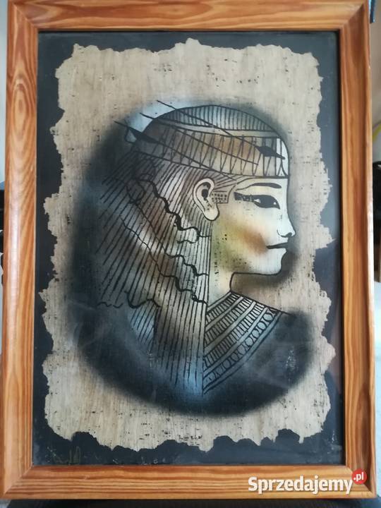 Obrazy Oprawione papirusy wielokolorowy Stargard