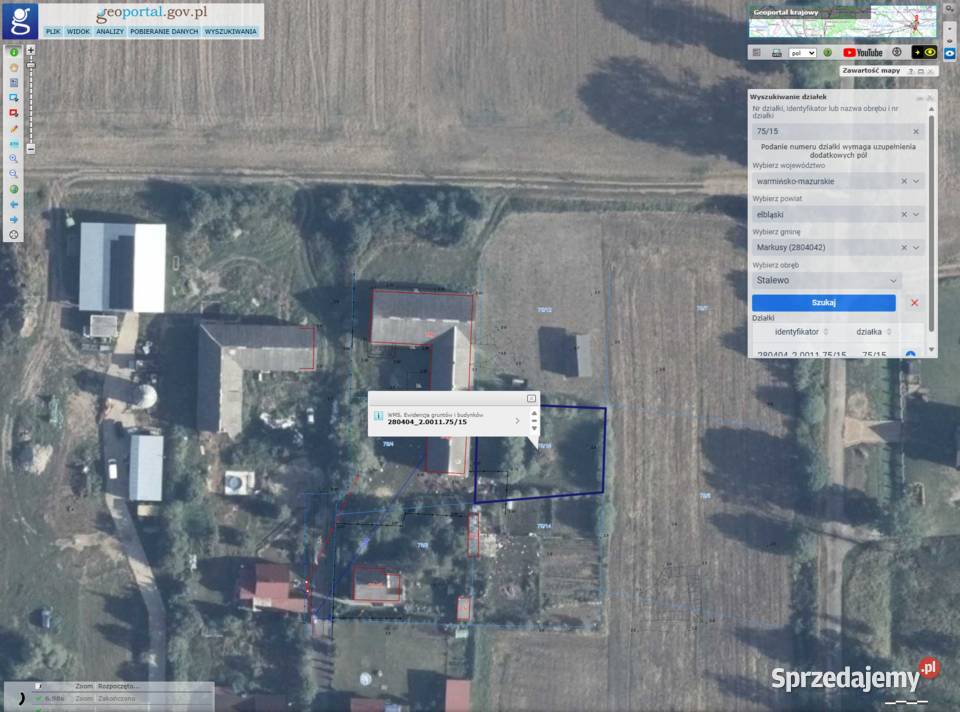 Syndyk III przetarg na sprzedaż nieruchomości 43zł/m2 Stalewo