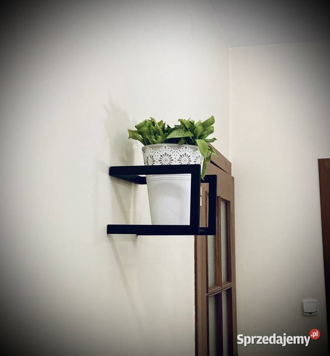 Kwietnik ścienny loft czarny handmade mazowieckie Warszawa