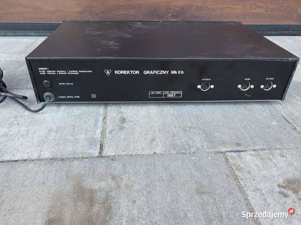 Unitra Korektor Graphic Equalizer mk IIb do wsh Warszawa