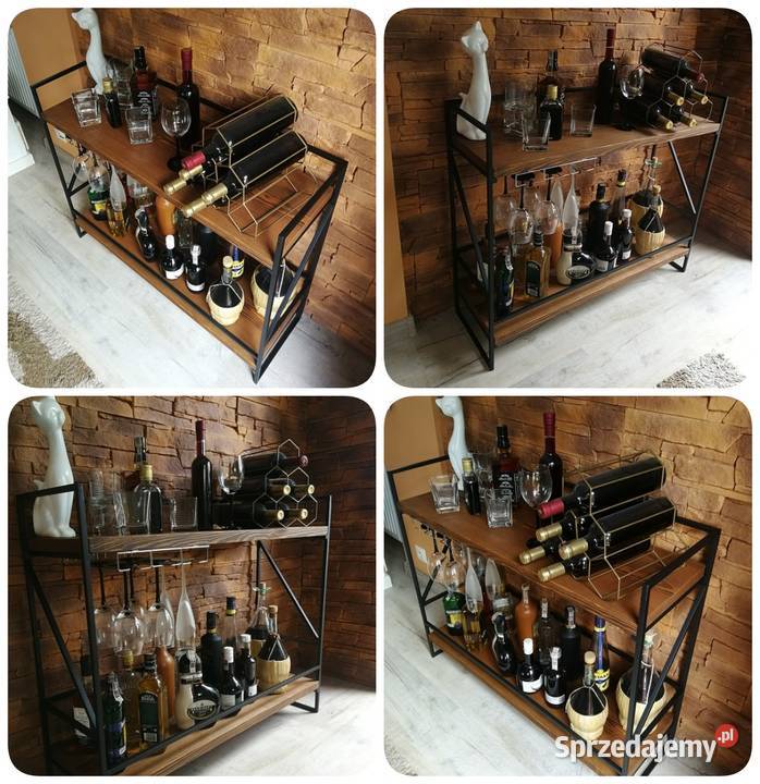 Barek na alkohol STARE DREWNO Loft Rustic Retro Ozorków