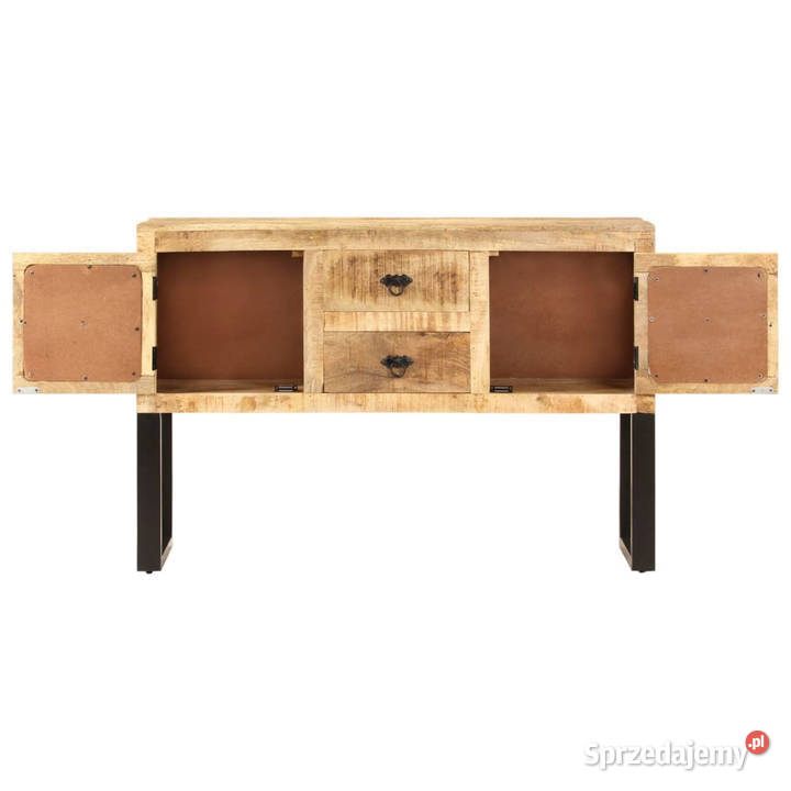 Szafka 110x30x74 surowe drewno mango WM328275 Pozostałe mazowieckie Warszawa