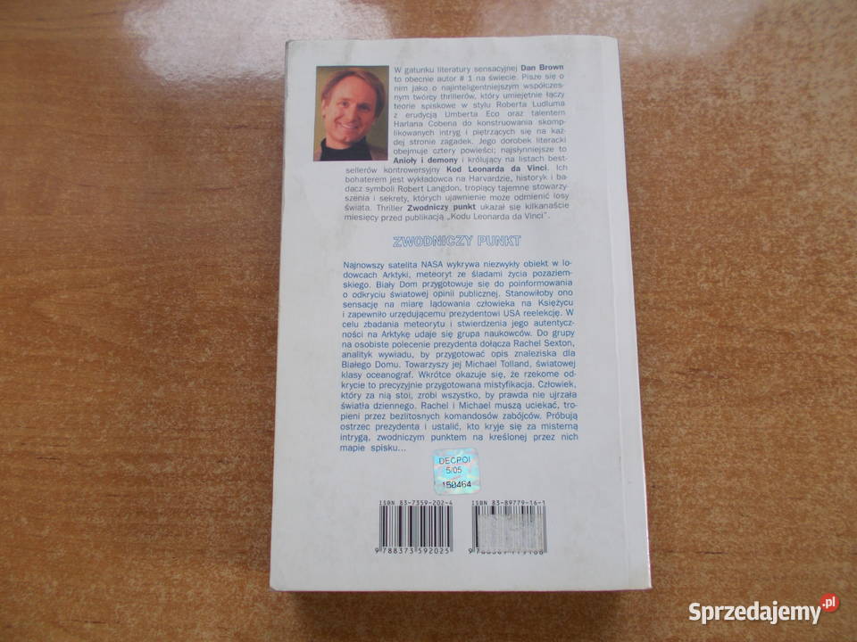 Dan Brown Zwodniczy punkt miękka opolskie Głubczyce sprzedam