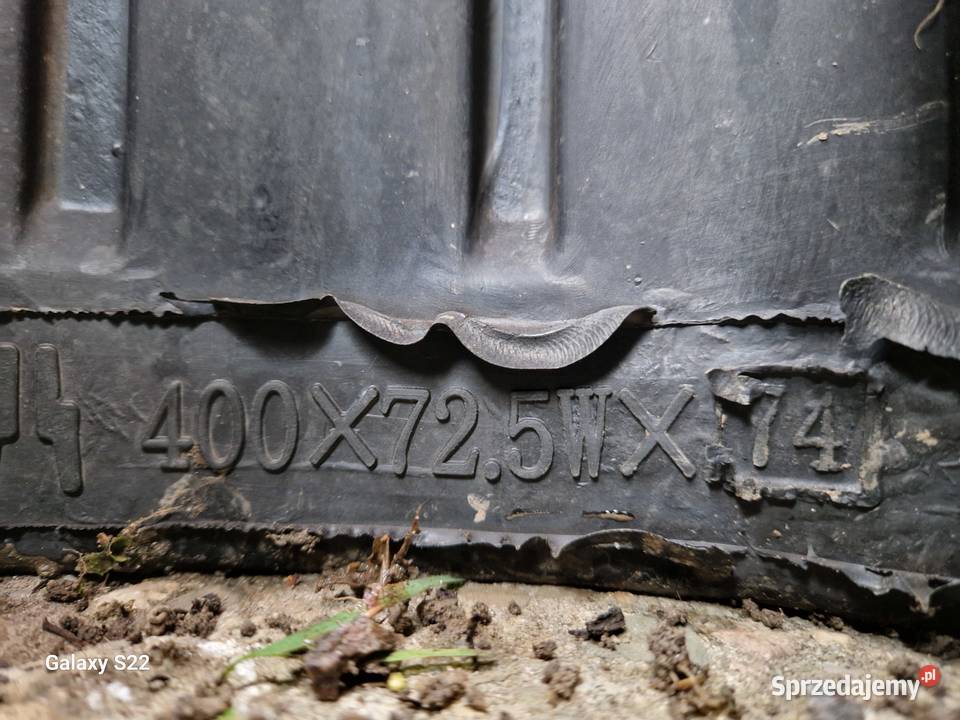 Gąsienica do minikoparki nowa rozmiar 400X725X74 nie Pozostałe Nowy Sącz