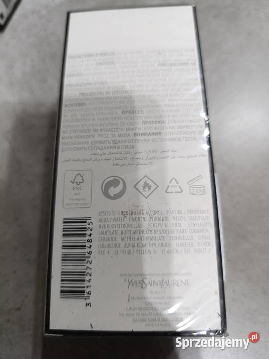 Perfumy YSL Libre 90ml Dla kobiet małopolskie Kraków sprzedam
