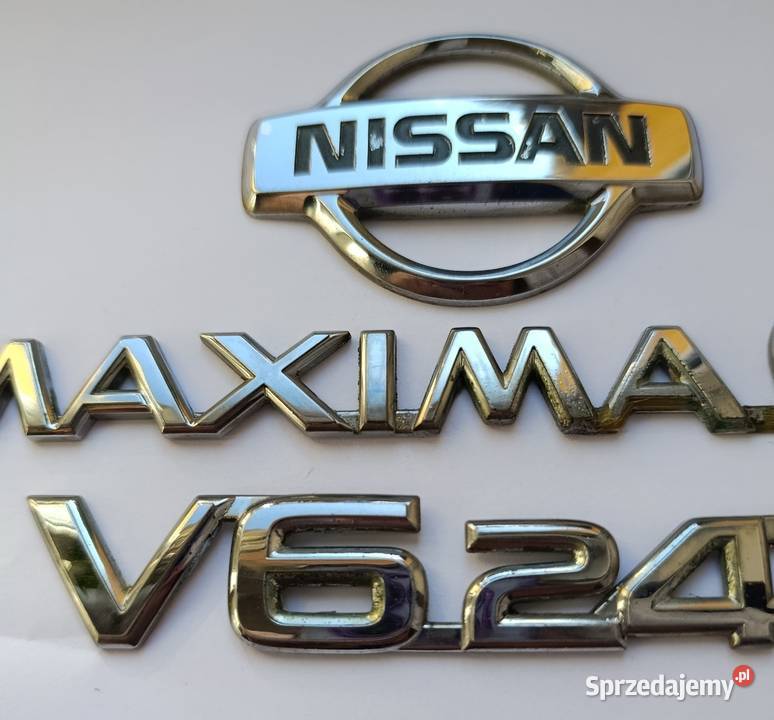 Napis emblemat Nissan Maxima QX 9599r Lipno