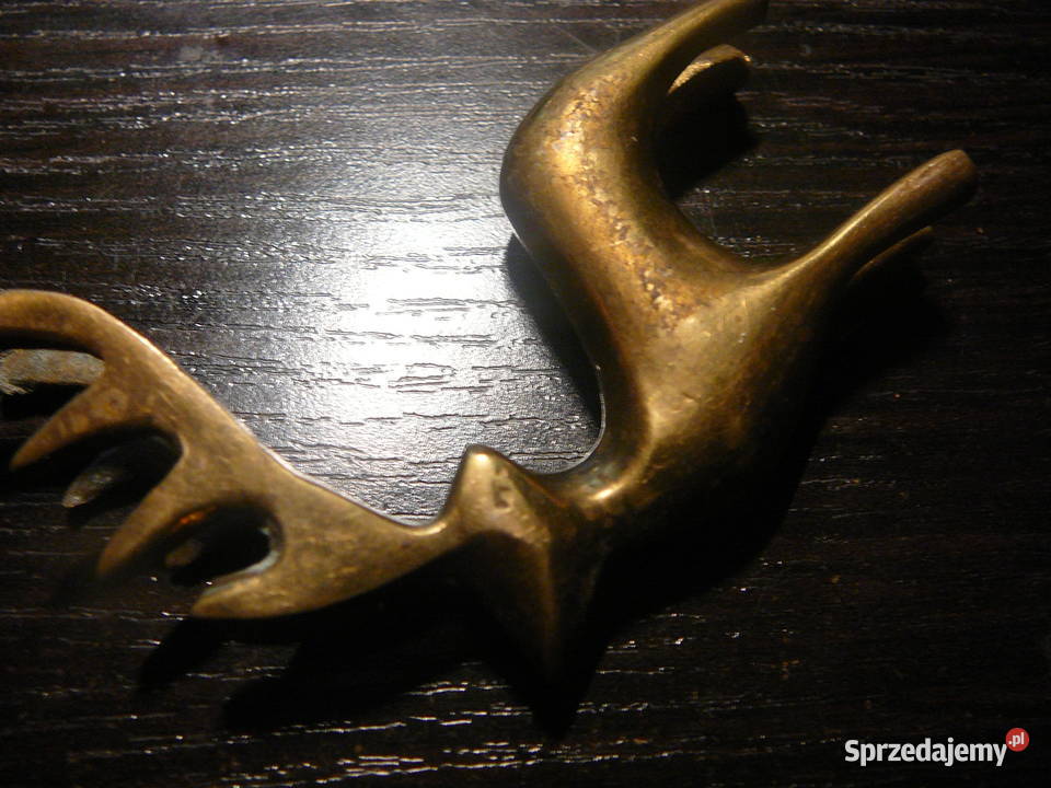 Renifer złoty metal stary sprzedam