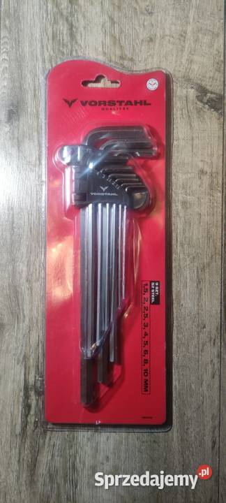Zestaw kluczy imbusowych VORSTAHL NOWEdo montażu Łomża sprzedam